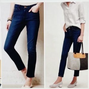 ANTHROPOLOGIE Pilcro & the Letterpress Blue "STET" Jeans Sz 27